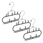 Set 3 umerase pentru accesorii, curele/cravata/esarfe, 5 agatatori pe fiecare