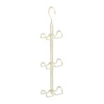 Umeras metalic pentru genti, 6 locuri, auriu, 39,5 x 8,5 x 4,5 cm