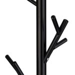 Cuier metalic pentru haine, cu 12 agatatori, negru, 176 x 30 cm - imagine 6
