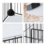 Tarc pentru iepuri si rozatoare, cu usa, 72,5 x 110 x 74 cm, Relaxdays - imagine 8