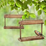 Set hranitor pentru papagali/pasari, 2 bucati, suport hrana, Relaxdays - imagine 3