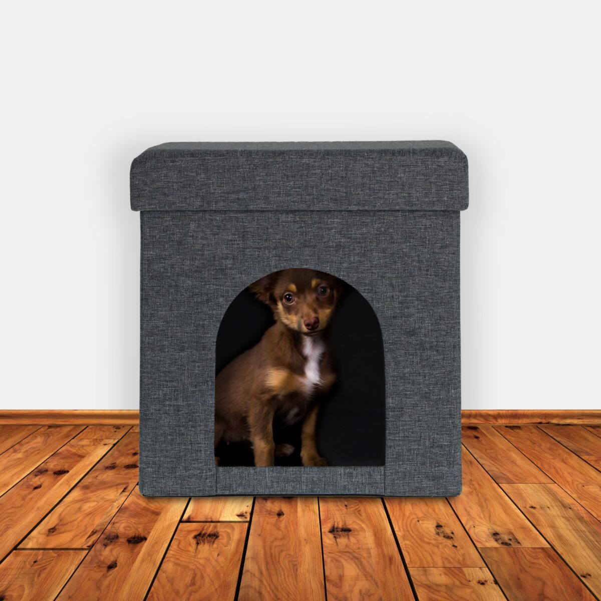 Taburet culcus pentru animale, asternut moale, 38,5 x 37 x 37 cm - imagine 5