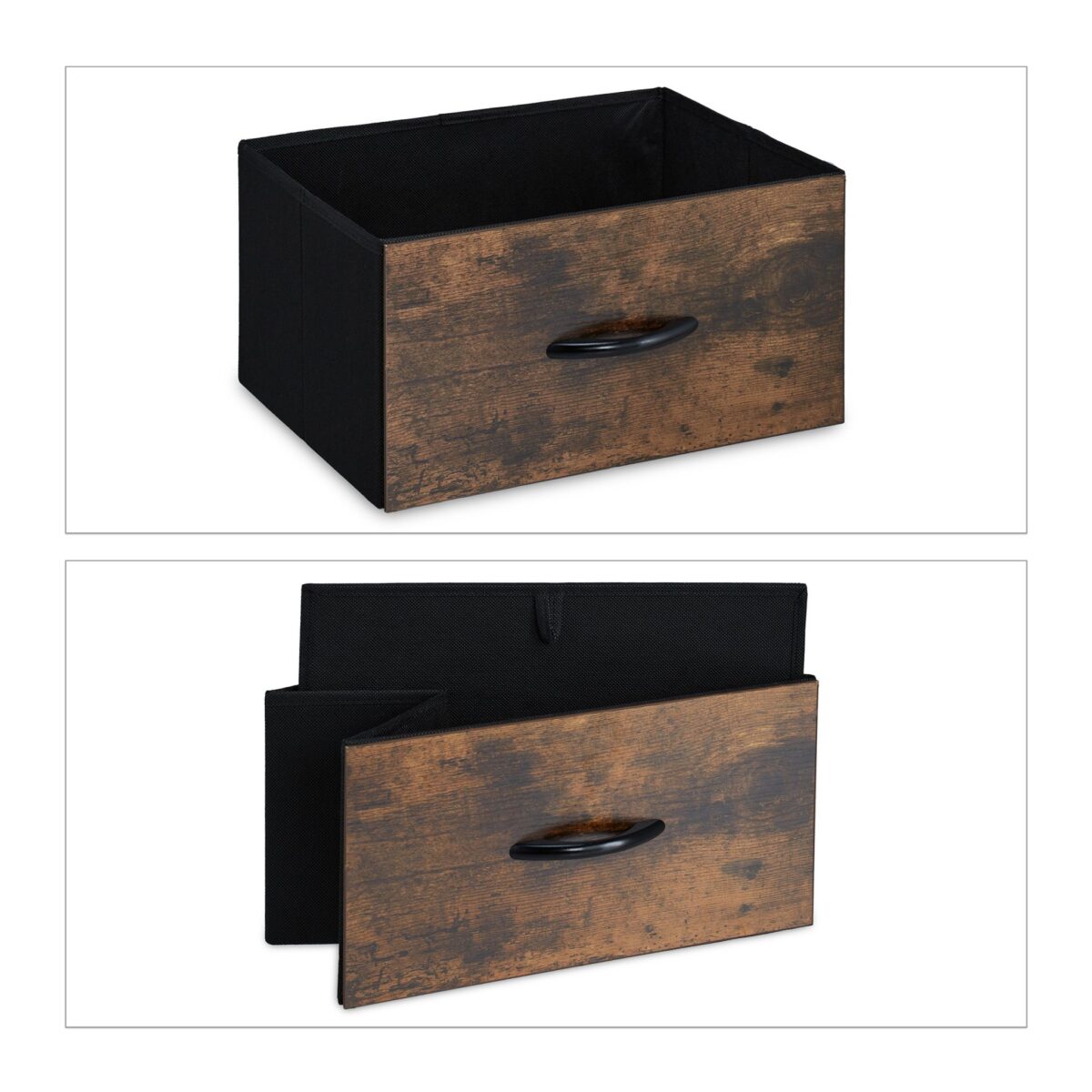 Comoda TV, cu 2 sertare, raft, din MDF cu structura metalica, 48,5 x 93 x 41,5 cm - imagine 9