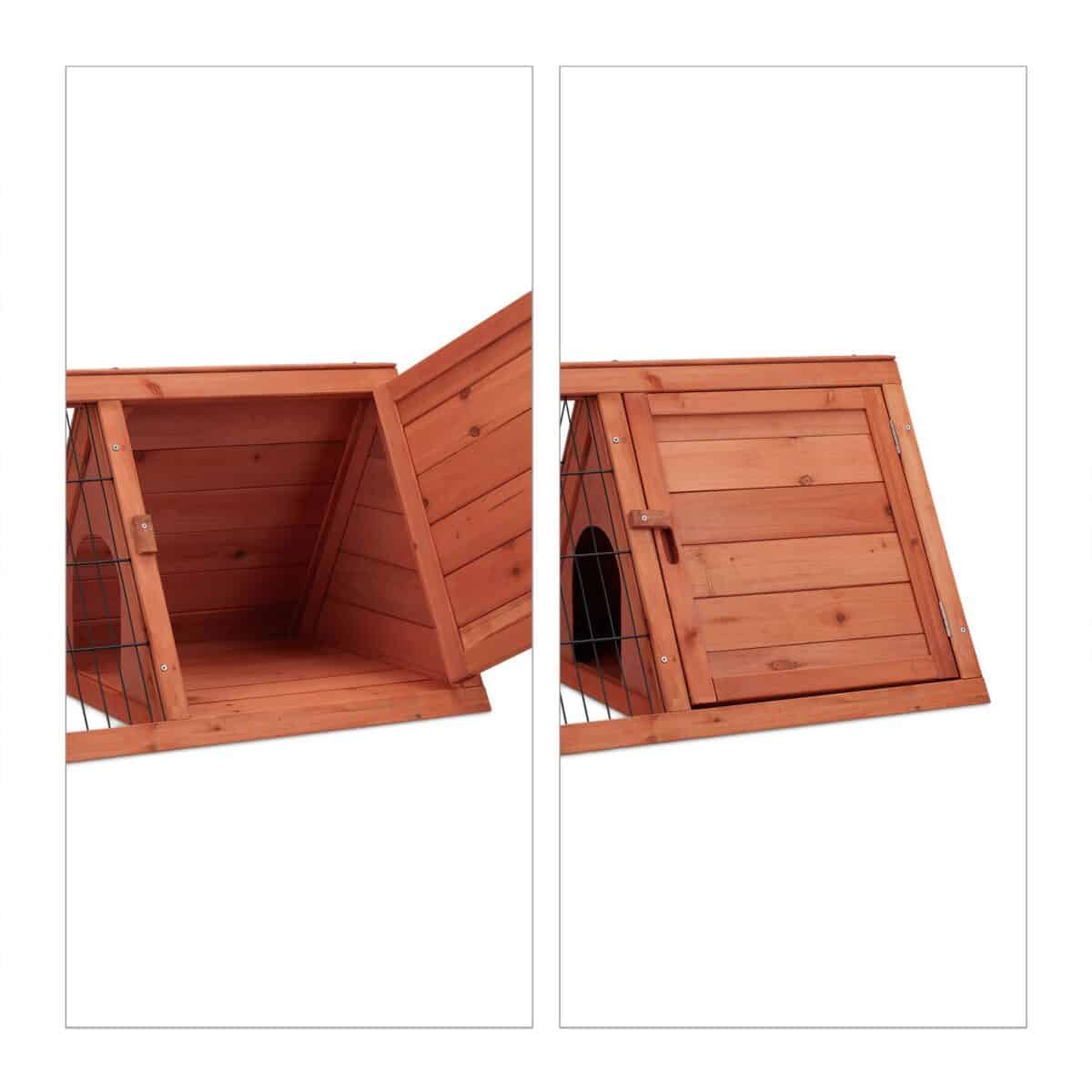 Cusca/adapost pentru rozatoare, 2 zone cu trecere libera, 41 x 110 x 49 cm - imagine 7