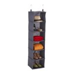 Organizator textil pentru dulap, 6 compartimente, 139 x 30 x 30 cm