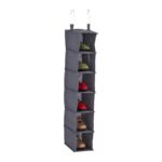 Organizator textil pentru dulap, 6 compartimente, 99 x 15 x 30 cm
