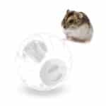 Minge de alergare, pentru rozatoare, transparent, diametru de 18.5 cm, Relaxdays