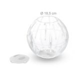 Minge de alergare, pentru rozatoare, transparent, diametru de 18.5 cm, Relaxdays - imagine 5