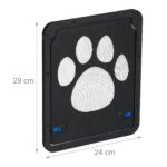Usa pentru animale de companie, cu prindere pe plasa de insecte, magnetica, 29 x 24 cm - imagine 4
