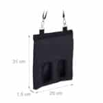 Suport mancare, portabil, reglabil pe inaltime maxim 90 cm, negru, 31 x 25 x 1,5 cm - imagine 5