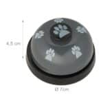 Clopot de antrenament pentru animale de companie, set 4 bucati, 4,5 x 7 cm - imagine 4