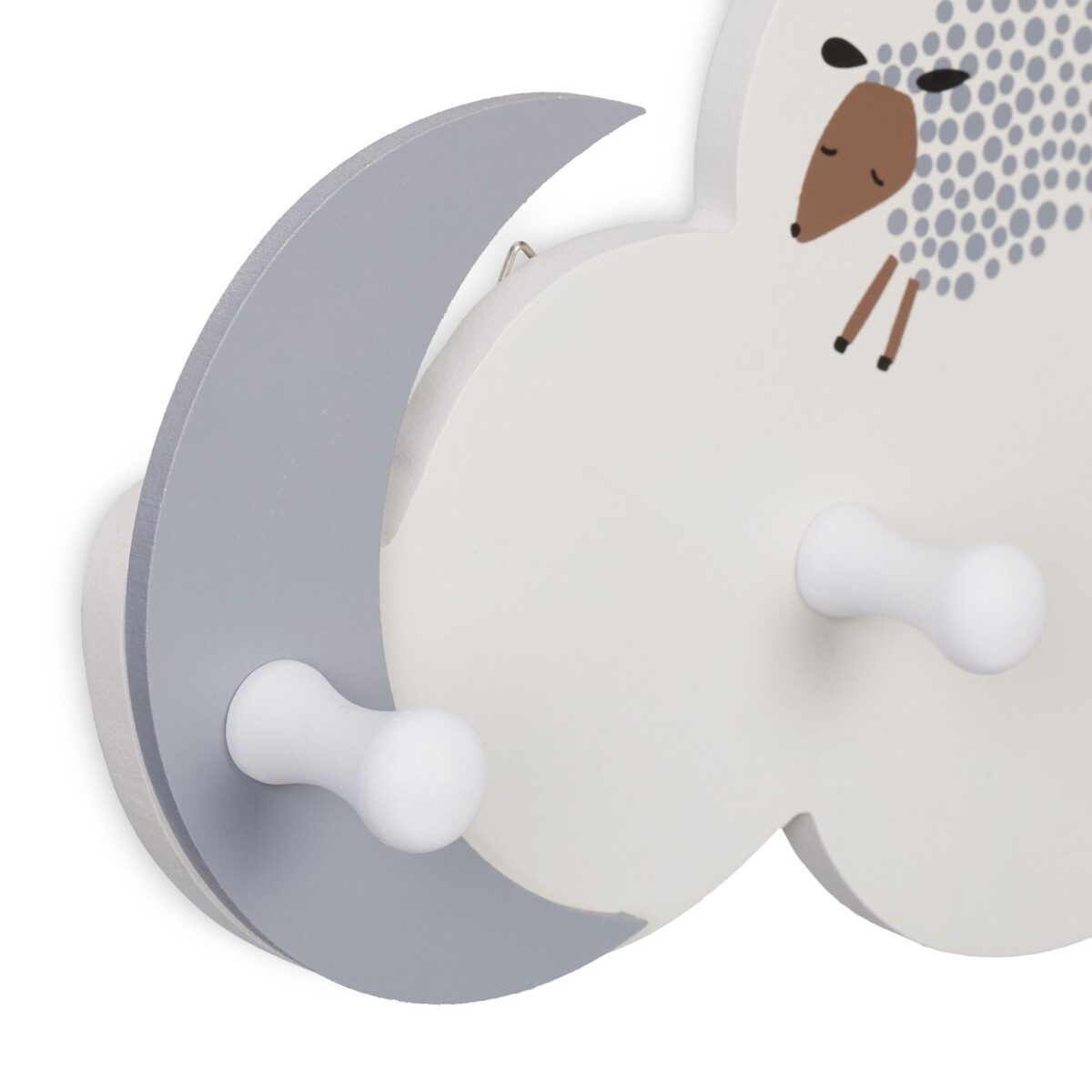 Cuier pentru copii, cu 4 agatatori, 16,5 x 34,5 x 5 cm, Relaxdays - imagine 7