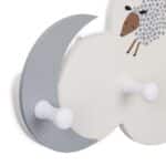 Cuier pentru copii, cu 4 agatatori, 16,5 x 34,5 x 5 cm, Relaxdays - imagine 7