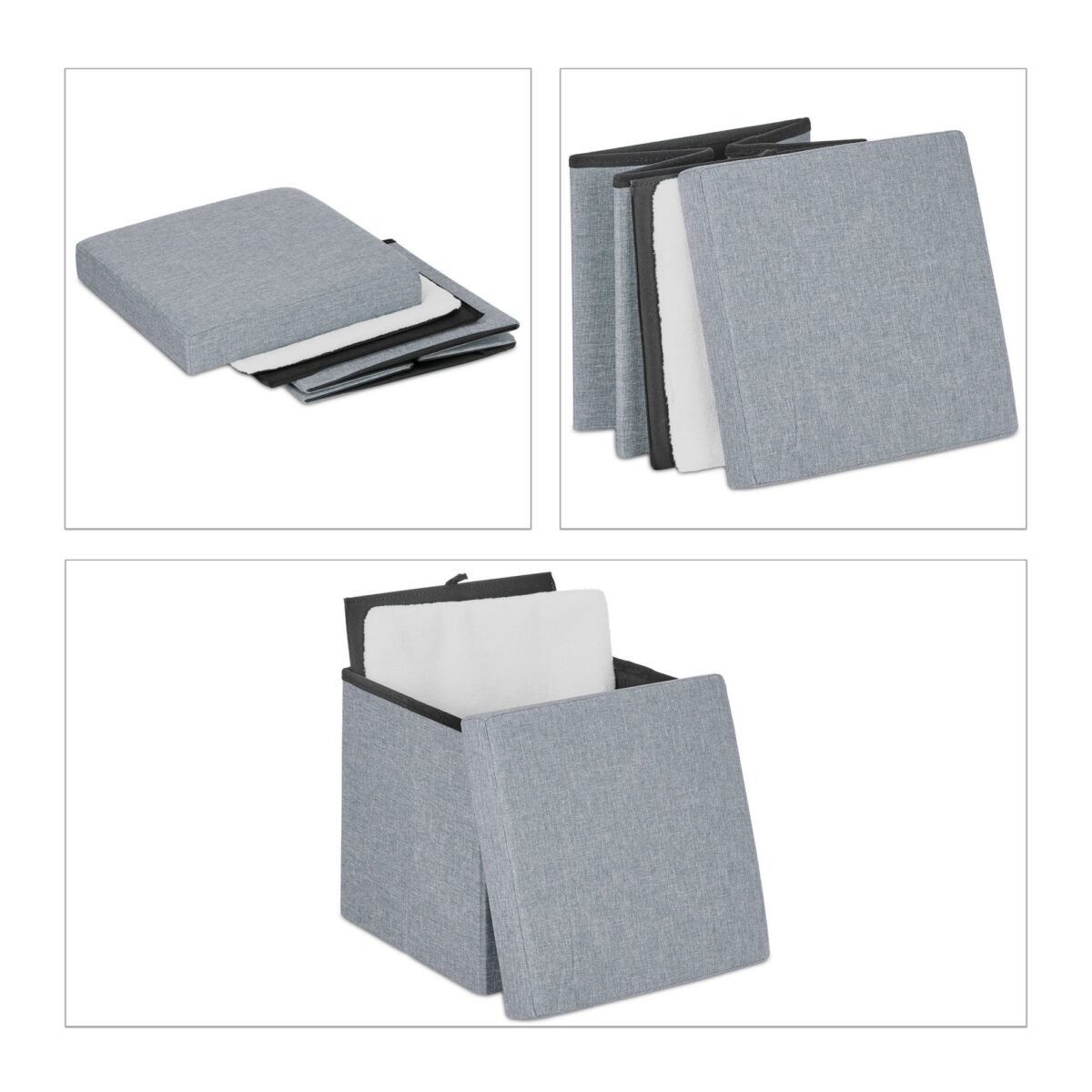 Taburet culcus pentru animale, asternut moale, 38,5 x 37 x 37 cm - imagine 6