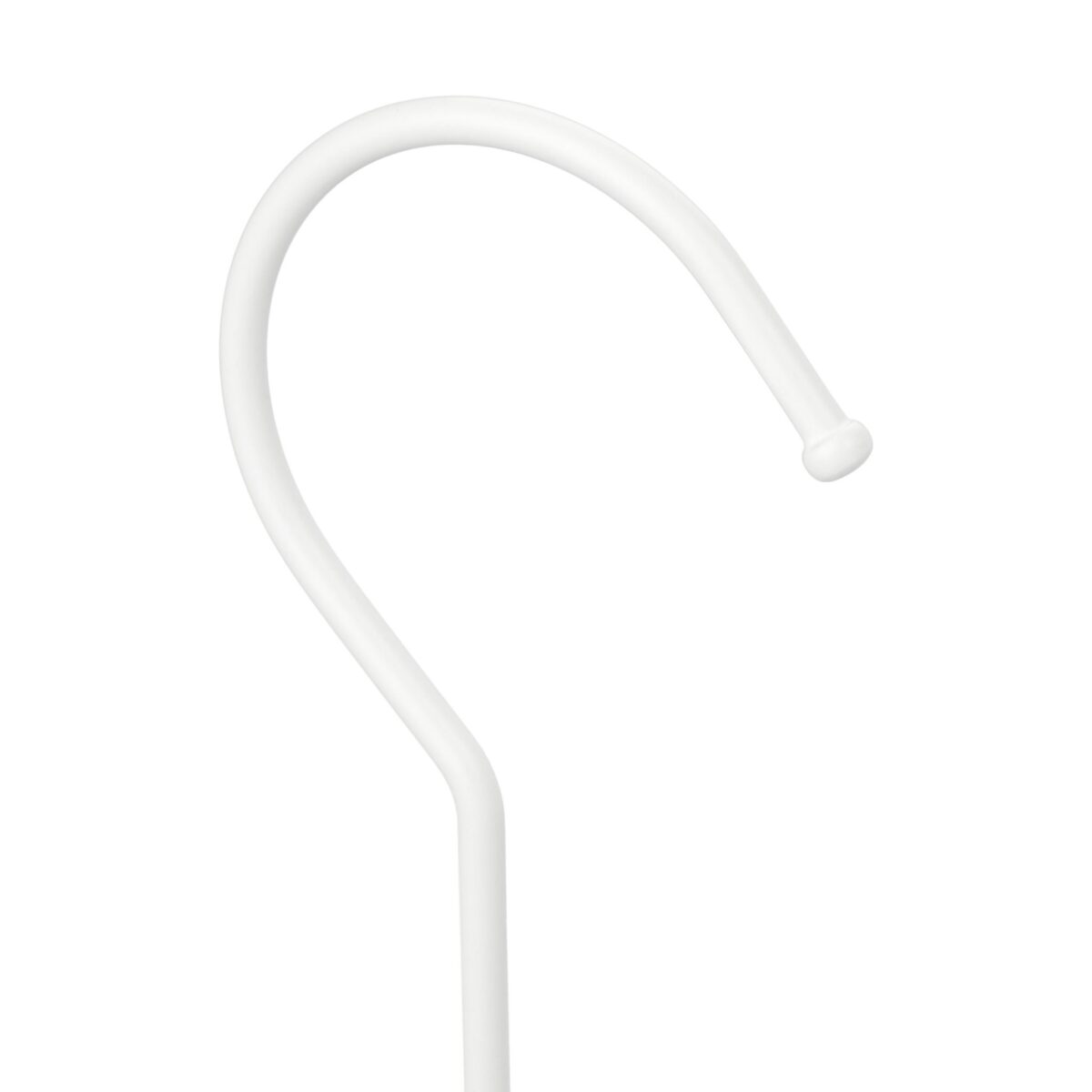 Set 3 agatatori duble pentru dulap, genti/esarfe/cravata/curele, alb, 21,5 x 11 x 1,5 cm - imagine 7