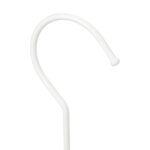 Set 3 agatatori duble pentru dulap, genti/esarfe/cravata/curele, alb, 21,5 x 11 x 1,5 cm - imagine 7