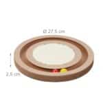 Jucarie pisici interactiva, cu placa de zgariat, 2,5 x 27,5 cm - imagine 4