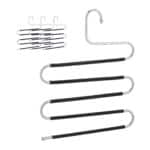 Set 4 umerase pentru pantaloni, 38 x 32,5 x 1 cm, Relaxdays