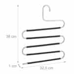 Set 4 umerase pentru pantaloni, 38 x 32,5 x 1 cm, Relaxdays - imagine 4