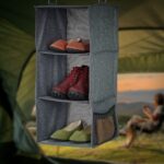 Set 2 organizatoare textile pentru dulap, cu cate 3 compartimente, 2 x 73 x 30 x 30 cm - imagine 3
