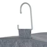 Set 2 organizatoare textile pentru dulap, cu cate 3 compartimente, 2 x 73 x 30 x 30 cm - imagine 7