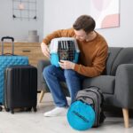 Tunel pliabil pentru pisici, cu minge, 4 directii si 5 iesiri, husa transport, 25 x 130 x 125 cm - imagine 3