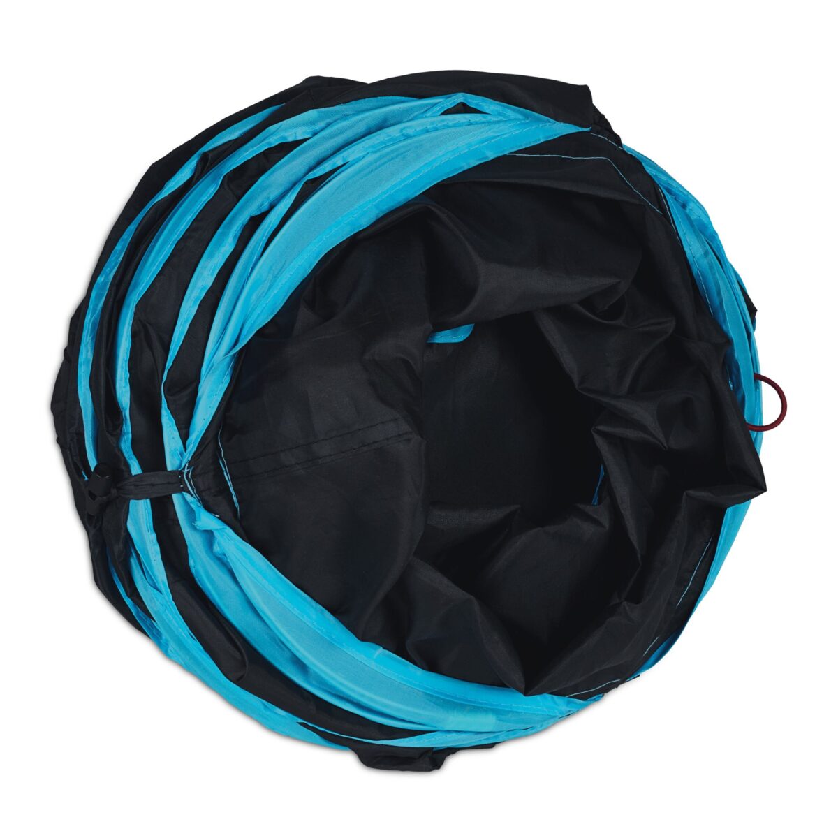 Tunel pliabil pentru pisici, cu minge, 4 directii si 5 iesiri, husa transport, 25 x 130 x 125 cm - imagine 6