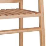 Suport din bambus pentru haine, cu 3 raft, bara umerase, 164 x 78 x 42 cm - imagine 7