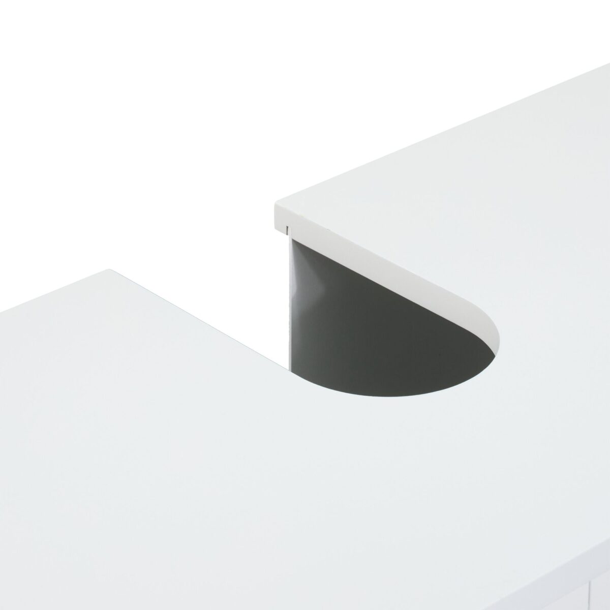Dulap baie, baza lavoar, MDF, maro, 60 x 60 x 31 cm - imagine 6