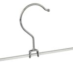 Set 5 umerase din lemn, cu 2 cleme, carlig rotativ 360°, 17 x 37,5 x 2,5 cm - imagine 7