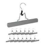 Set 14 umerase, pentru pantaloni/fuste, gri, 17 x 25 x 3 cm