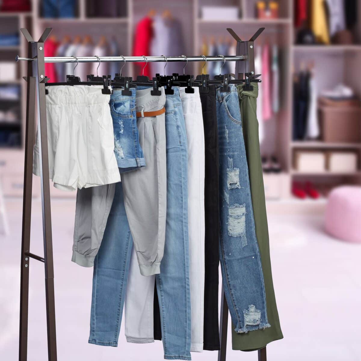 Set 12 umerase pentru pantaloni/fuste, 15 x 35,5 x 2,5 cm - imagine 2