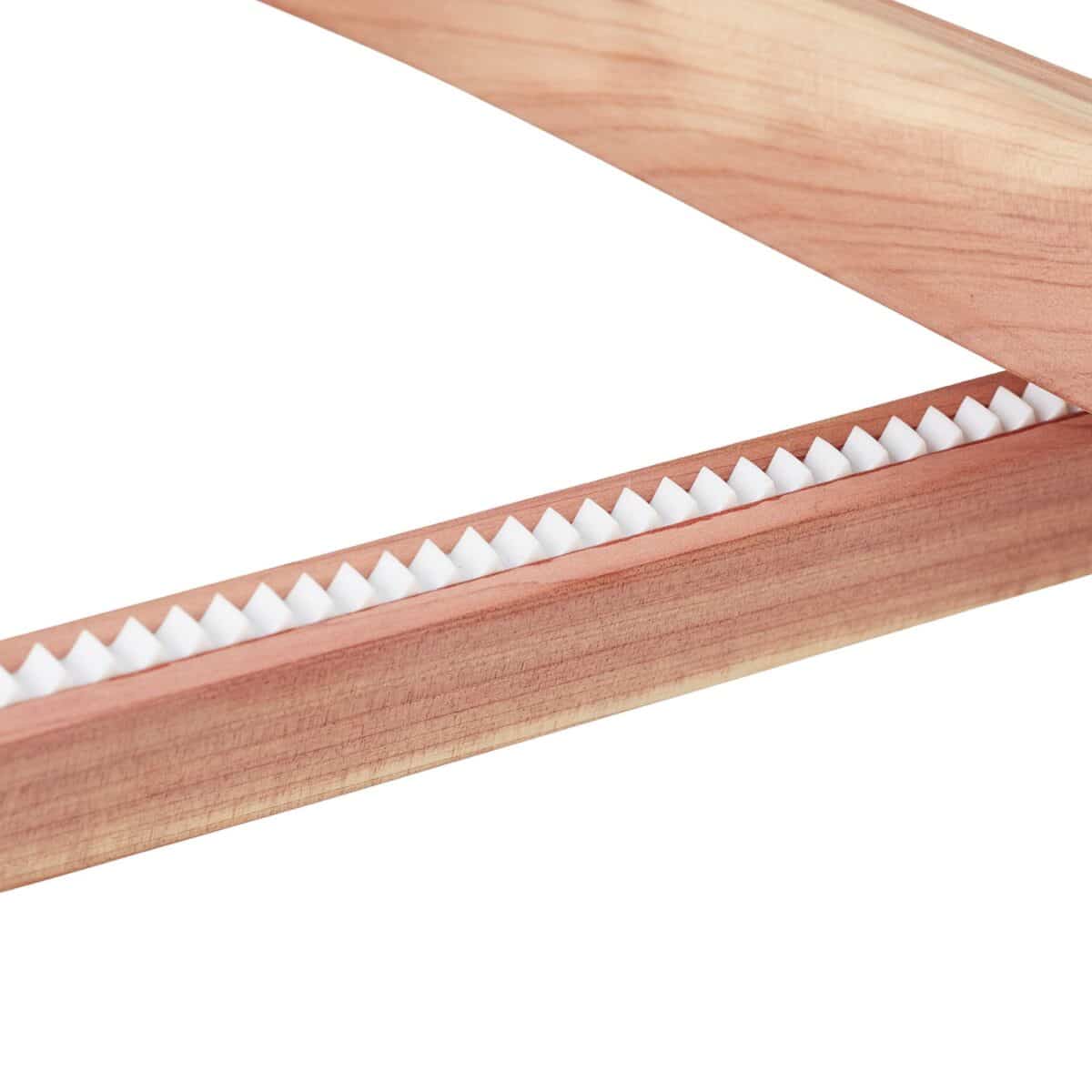 Set 8 umerase pentru haine din lemn cu aspect natural, 24 x 45,5 x 5,5 cm - imagine 7