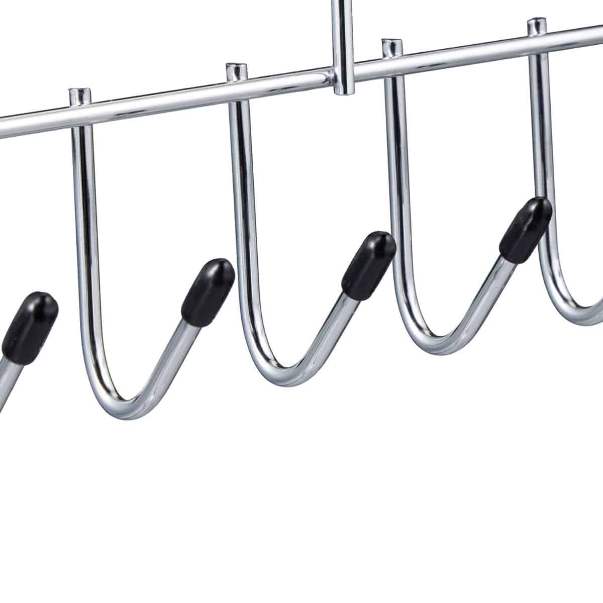 Set 3 umerase metalice cu 12 agatatori, 15 x 35 x 4 cm, Relaxdays - imagine 6