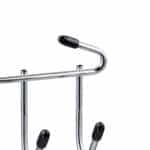 Set 3 umerase metalice cu 12 agatatori, 15 x 35 x 4 cm, Relaxdays - imagine 7