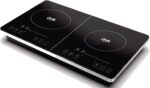 Plita dubla cu inductie, 3500 W, 60 - 240 °C, control tactil cu senzor, temporizator 3 ore, placa din sticla ceramica - imagine 5