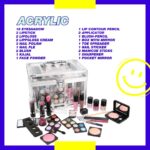 Trusa machiaj "Acrylic" 42 piese, farduri, geanta, oglinda, vegan, Zmile Cosmetics - imagine 10