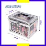 Trusa machiaj "Acrylic" 42 piese, farduri, geanta, oglinda, vegan, Zmile Cosmetics - imagine 6