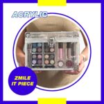 Trusa machiaj "Acrylic" 42 piese, farduri, geanta, oglinda, vegan, Zmile Cosmetics - imagine 9