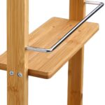 Etajera pentru baie, 3 rafturi, bambus, 70 x 28,5 x 10 cm, maro - imagine 8