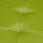 Banca tip taburet, piele ecologica, spatiu depozitare, pliabila, verde, 38 x 114 x 38 cm - imagine 6