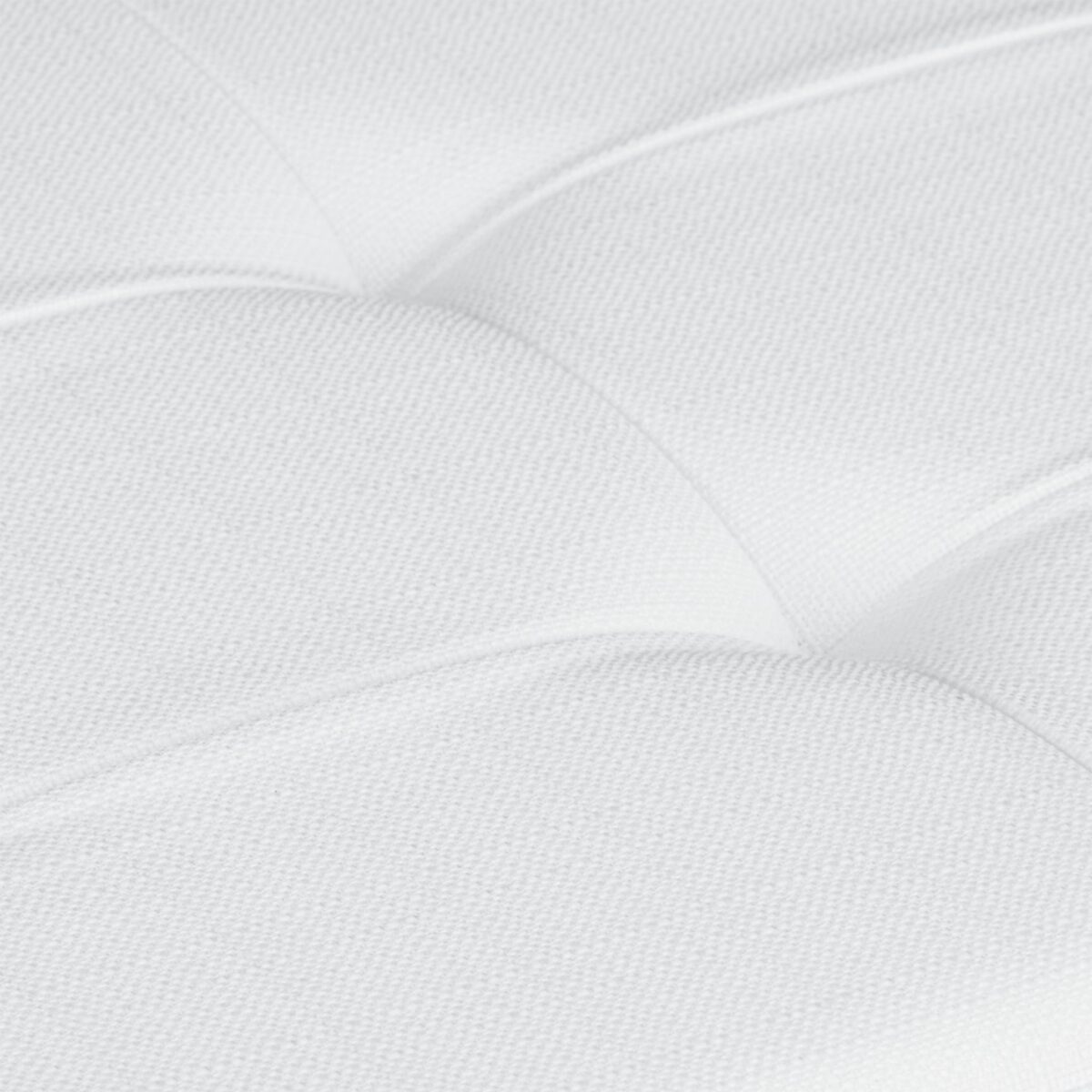 Banca tapitata tip taburet, cu spatiu depozitare, capacitate 300 kg, alb, 38 x 76 x 38 cm - imagine 6