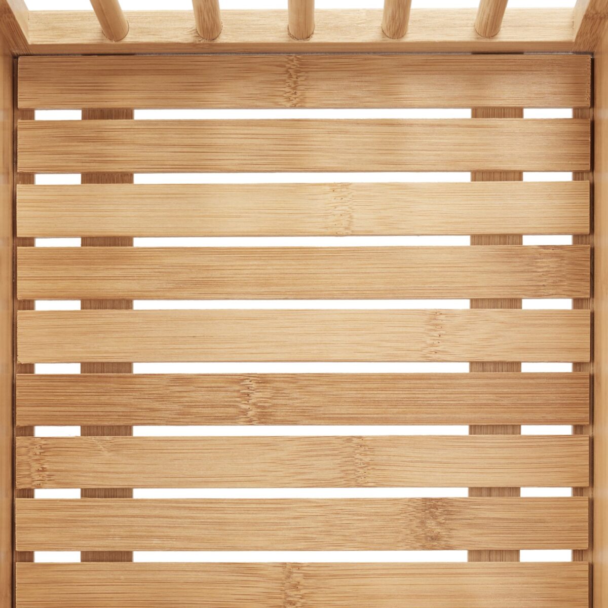 Suport umbrele patrat, din lemn de bambus, 64 x 25 x 26,5 cm - imagine 7