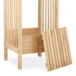 Suport umbrele patrat, din lemn de bambus, 64 x 25 x 26,5 cm - imagine 8