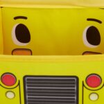 Taburet "School Bus" cu spatiu depozitare pentru camera copiilor, 33 x 27 x 56 cm - imagine 8