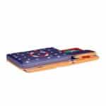 Taburet "Sea Life" cu spatiu depozitare pentru camera copiilor, 33 x 27 x 56 cm - imagine 4
