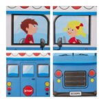 Taburet "Icecream" cu spatiu depozitare pentru camera copiilor, 33 x 27 x 56 cm - imagine 8