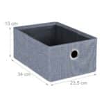 Taburet multifunctional Gri, 6 sertare, pentru depozitare, gri, 39 x 76 x 38 cm - imagine 5