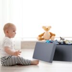 Taburet multifunctional Gri, 6 sertare, pentru depozitare, gri, 39 x 76 x 38 cm - imagine 6