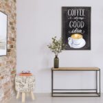 Scaun decorativ crem, picioare din lemn, sustine 150 kg, 38 x 32 cm - imagine 2